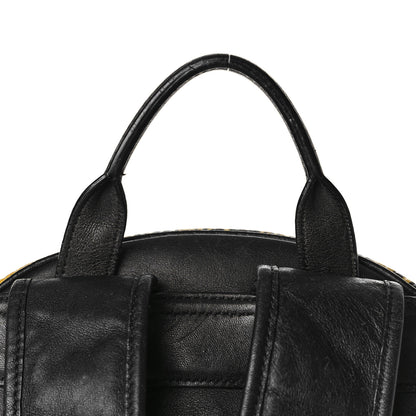 MCM Visetos Baroque Print Medium Stark Backpack Black Sahara 16 of 18