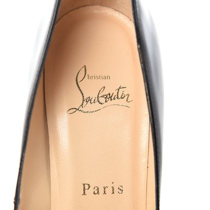 Christian Louboutin Patent Pigalle 120 Pumps 37 Black 7 of 9
