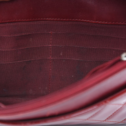 Chanel Patent Quilted Wallet On Chain WOC Red 17 of 21