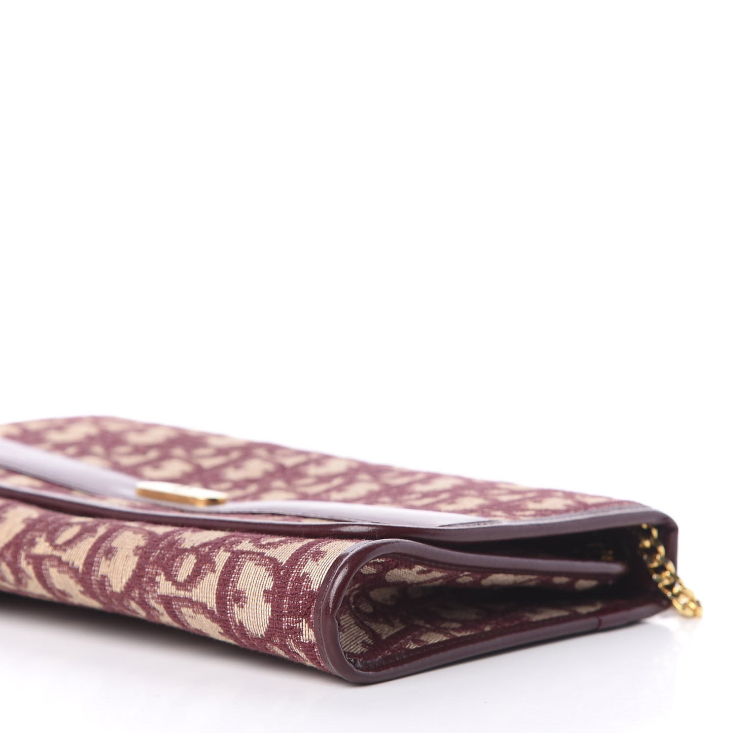 Monogram Chain Flap Burgundy