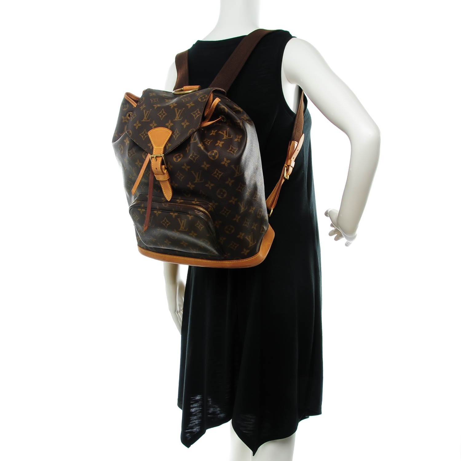 Louis Vuitton Monogram Montsouris GM Backpack 2 of 7