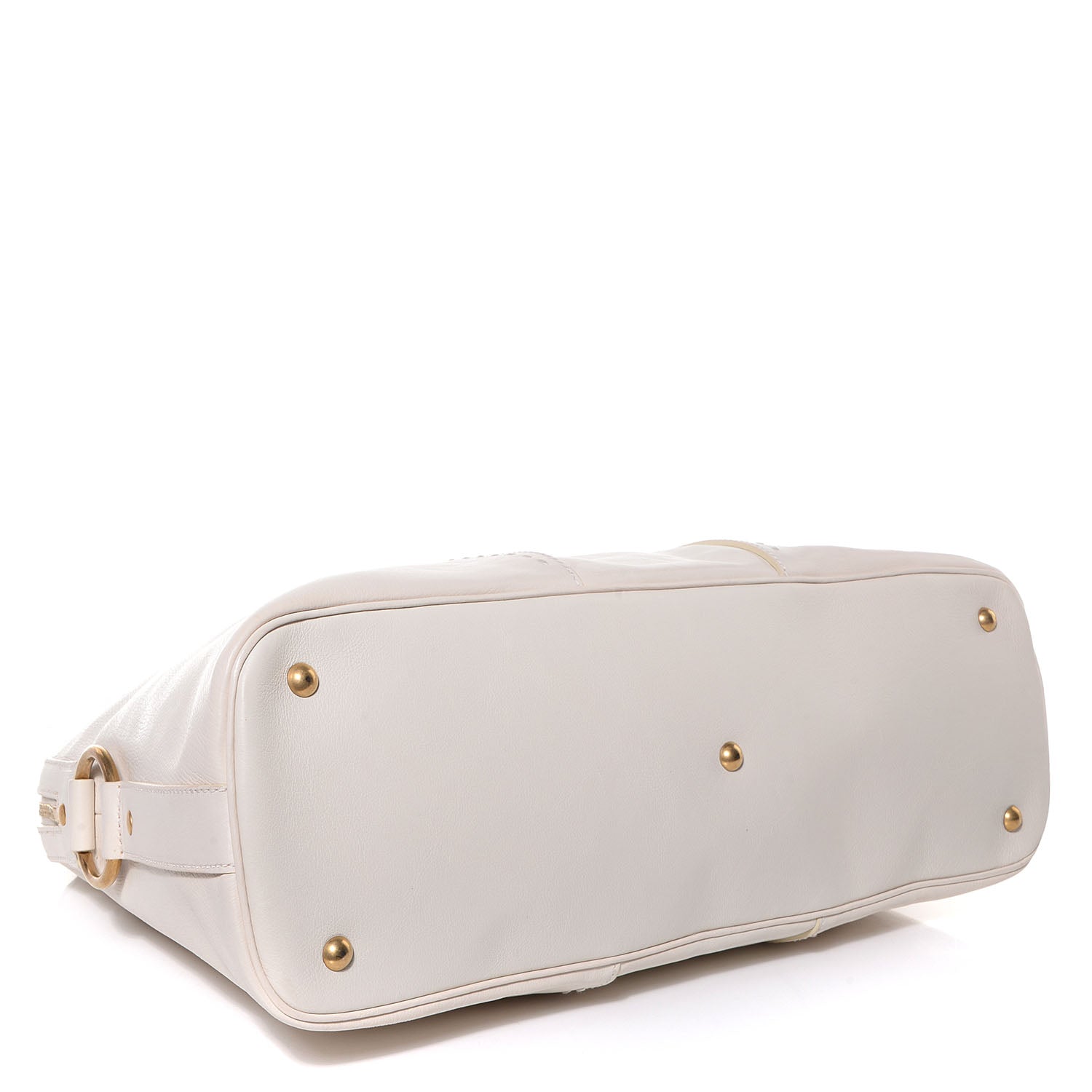 Saint Laurent Leather Oversized Muse Ivory 4 of 9