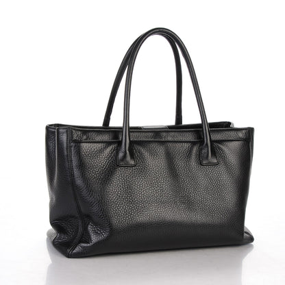 Chanel Calfskin Cerf Executive Shopper Tote Black 3 of 7