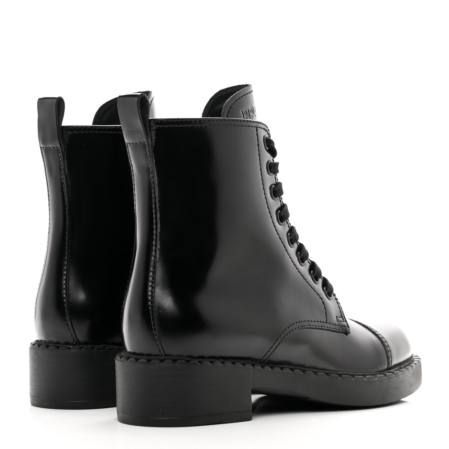 Spazzolato Chocolate 50mm Combat Boots 36 Black
