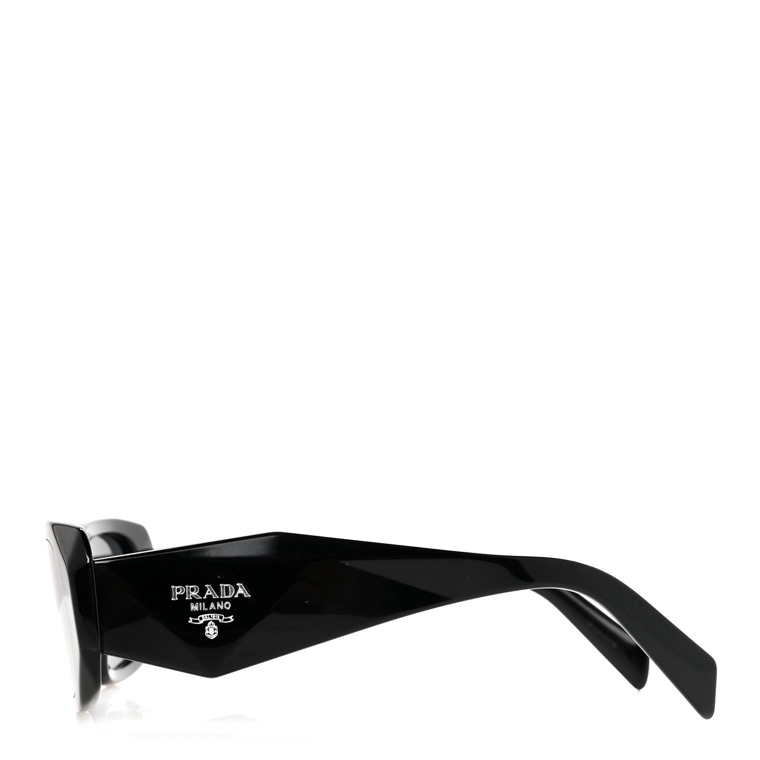Prada Acetate Symbole Sunglasses SPR 17W Black 5 of 16