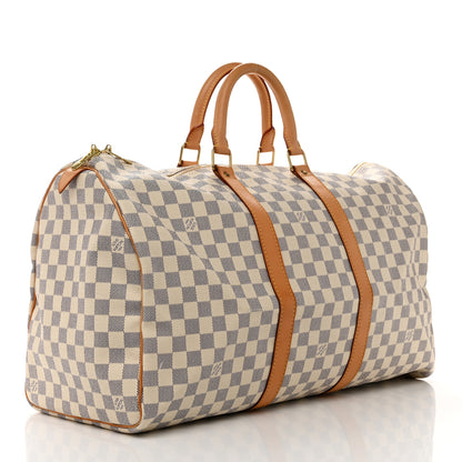 Louis Vuitton Damier Azur Keepall 50 3 of 12