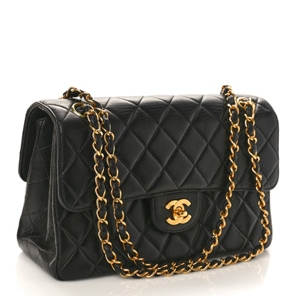 Chanel Lambskin Quilted Medium Double Sided Flap Black 2 of 10