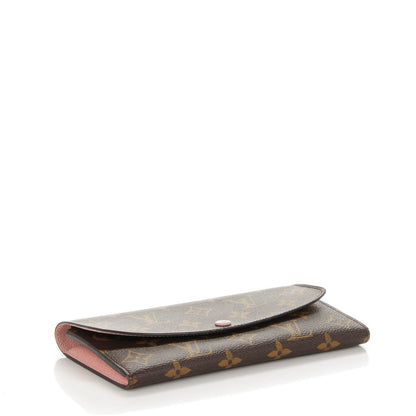 Louis Vuitton Monogram Emilie Wallet Rose Ballerine 4 of 9