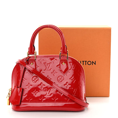 Louis Vuitton Vernis Alma BB Pomme D'Amour 14 of 14