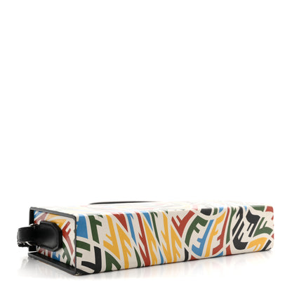 Fendi X SARAH COLEMAN Vitello Grace Light FF Vertigo Horizontal Box White Ice Multicolor 4 of 13