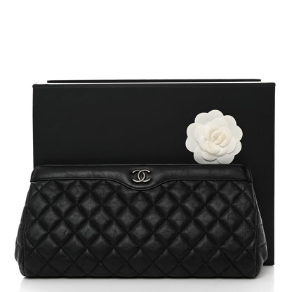 Chanel Lambskin Quilted Clutch Black 8 of 8