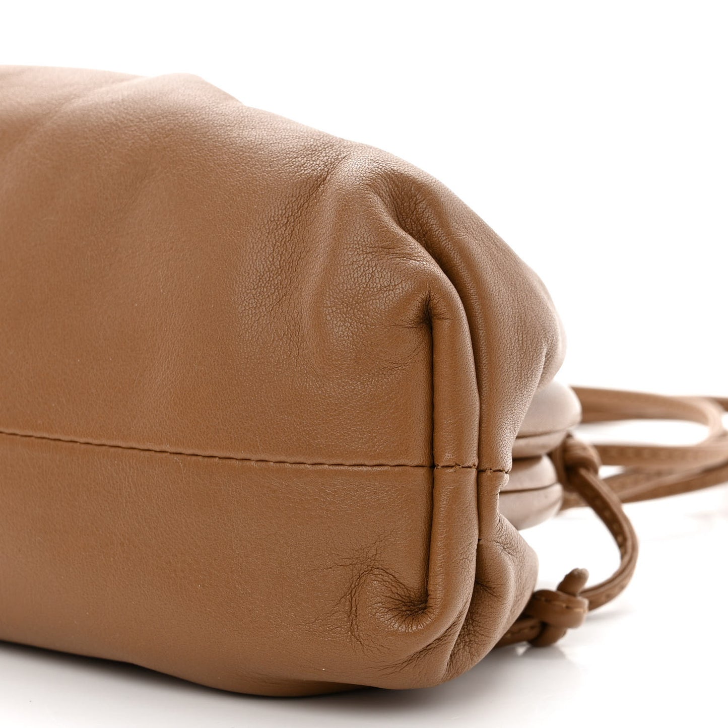 Butter Calfskin The Mini Pouch Cammello