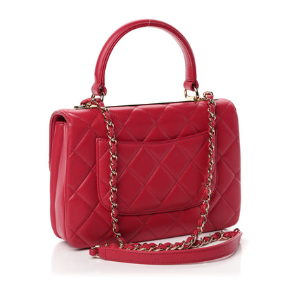 Chanel Lambskin Quilted Small Trendy CC Flap Dual Handle Bag Pink 4 of 12