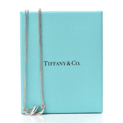 Tiffany Sterling Silver Figure 8 Pendant Necklace 6 of 6