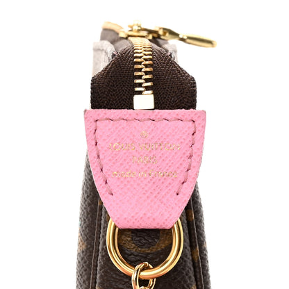 Louis Vuitton Monogram 2022 Christmas Animation Paris Mini Pochette Accessories Pink 6 of 9