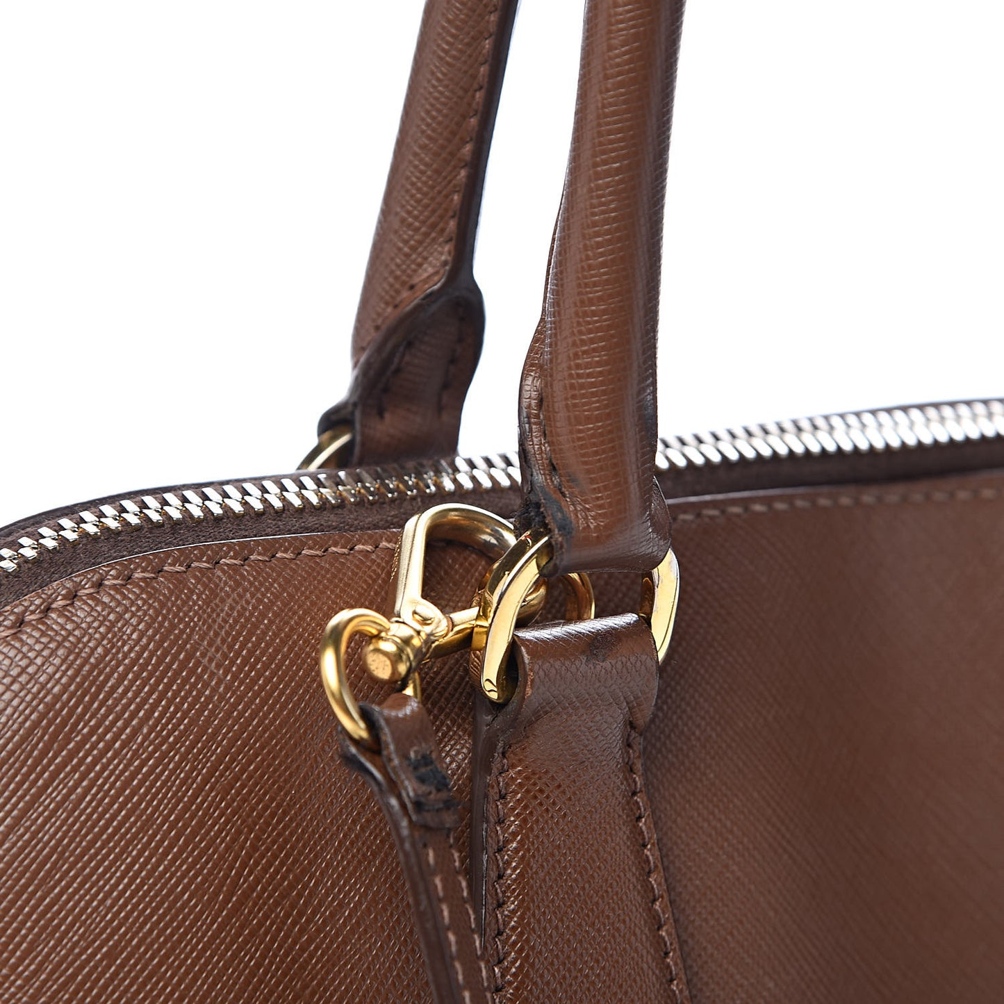 Saffiano Lux Medium Promenade Tote Palissandro