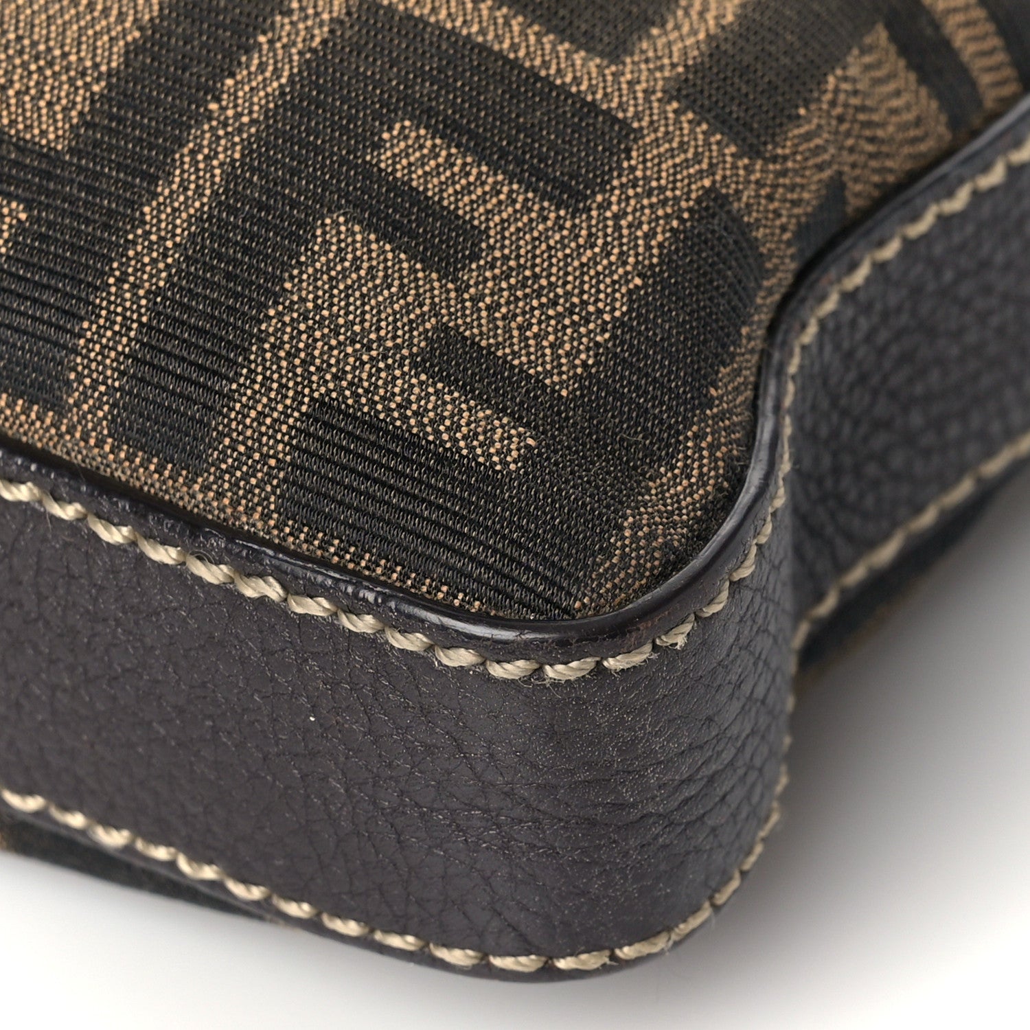 Fendi Zucca Cuoio Romano Selleria Messenger Tobacco Moro 7 of 7