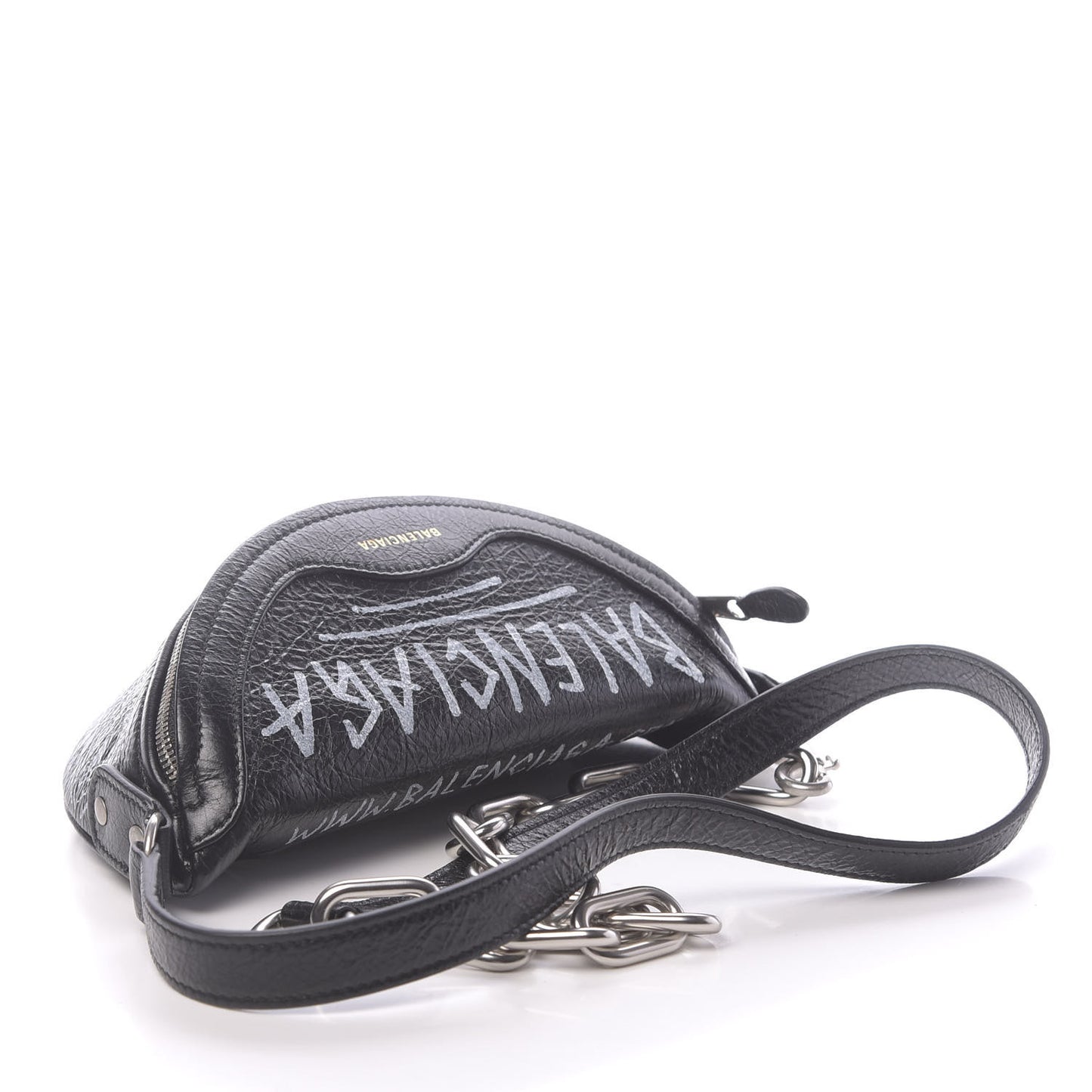 Agneau Arena Graffiti All Over XXS Souvenir Belt Bag Black White