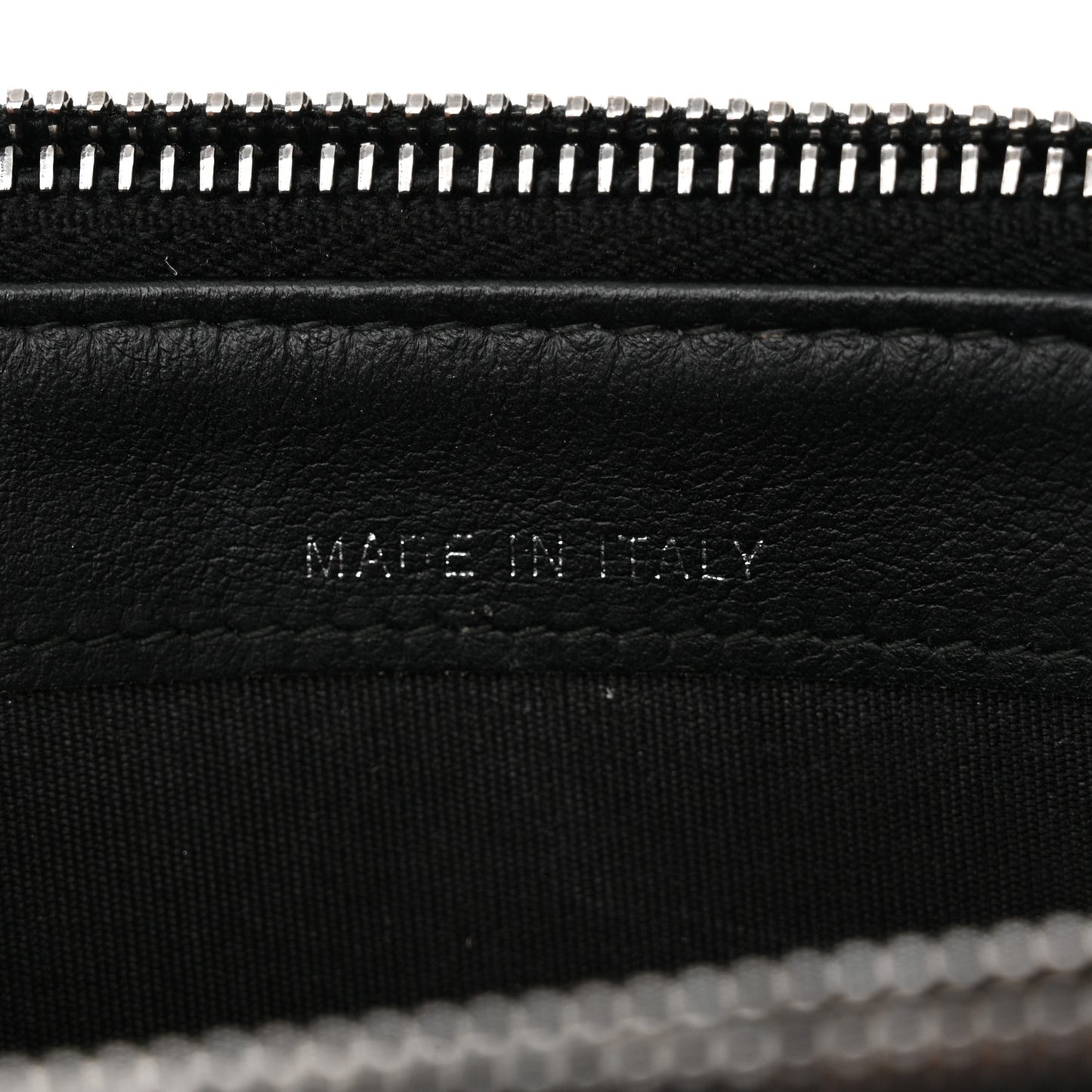 Calfskin Quilted Small Boy Clutch With Chain Black