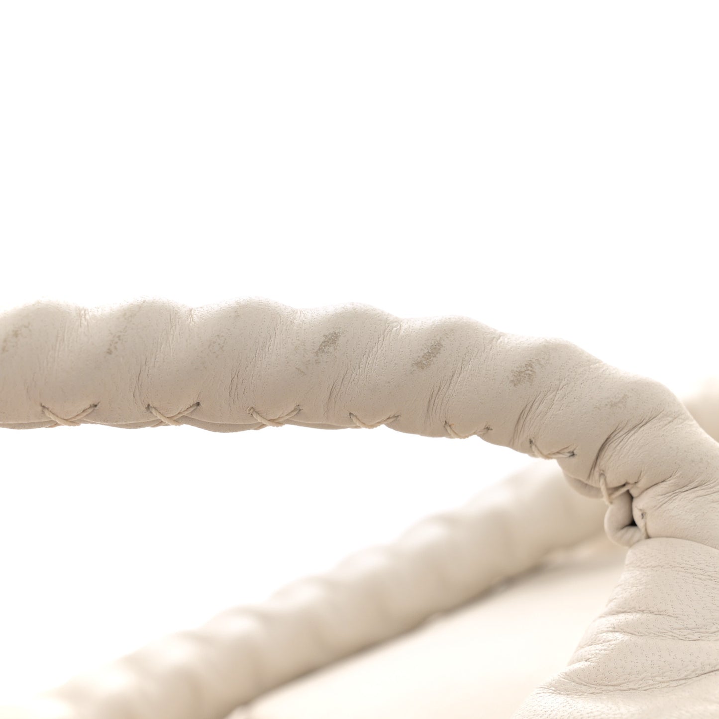 Calfskin Loubette Shoulder Bag White