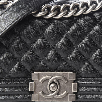 Chanel Caviar Quilted Small Boy Flap Black 9 of 9