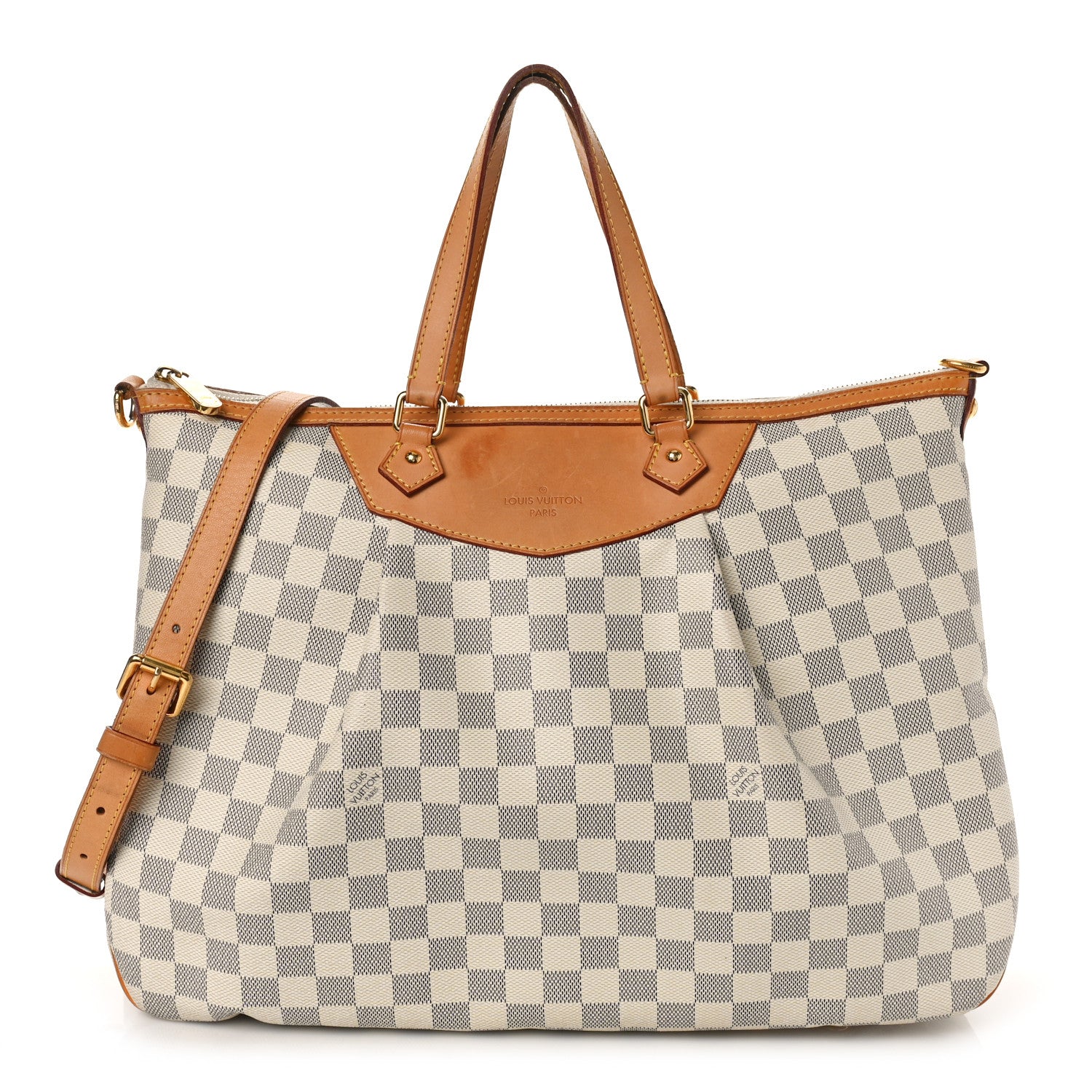Louis Vuitton Damier Azur Siracusa GM 1 of 10
