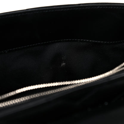 Saint Laurent Calfskin Y Quilted Monogram Medium Loulou Chain Satchel Black 10 of 15