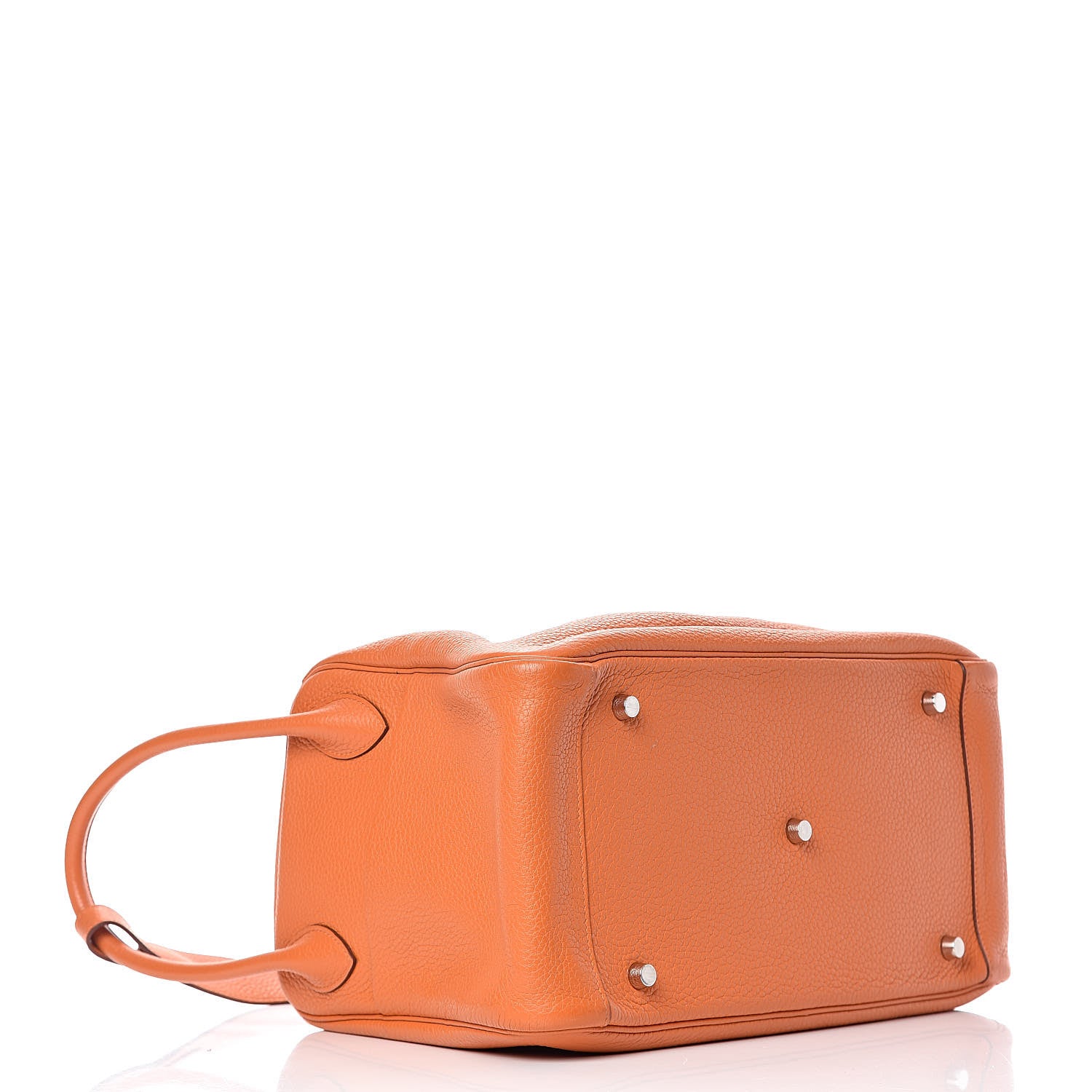 Hermes Taurillon Clemence Lindy 34 Orange 4 of 10