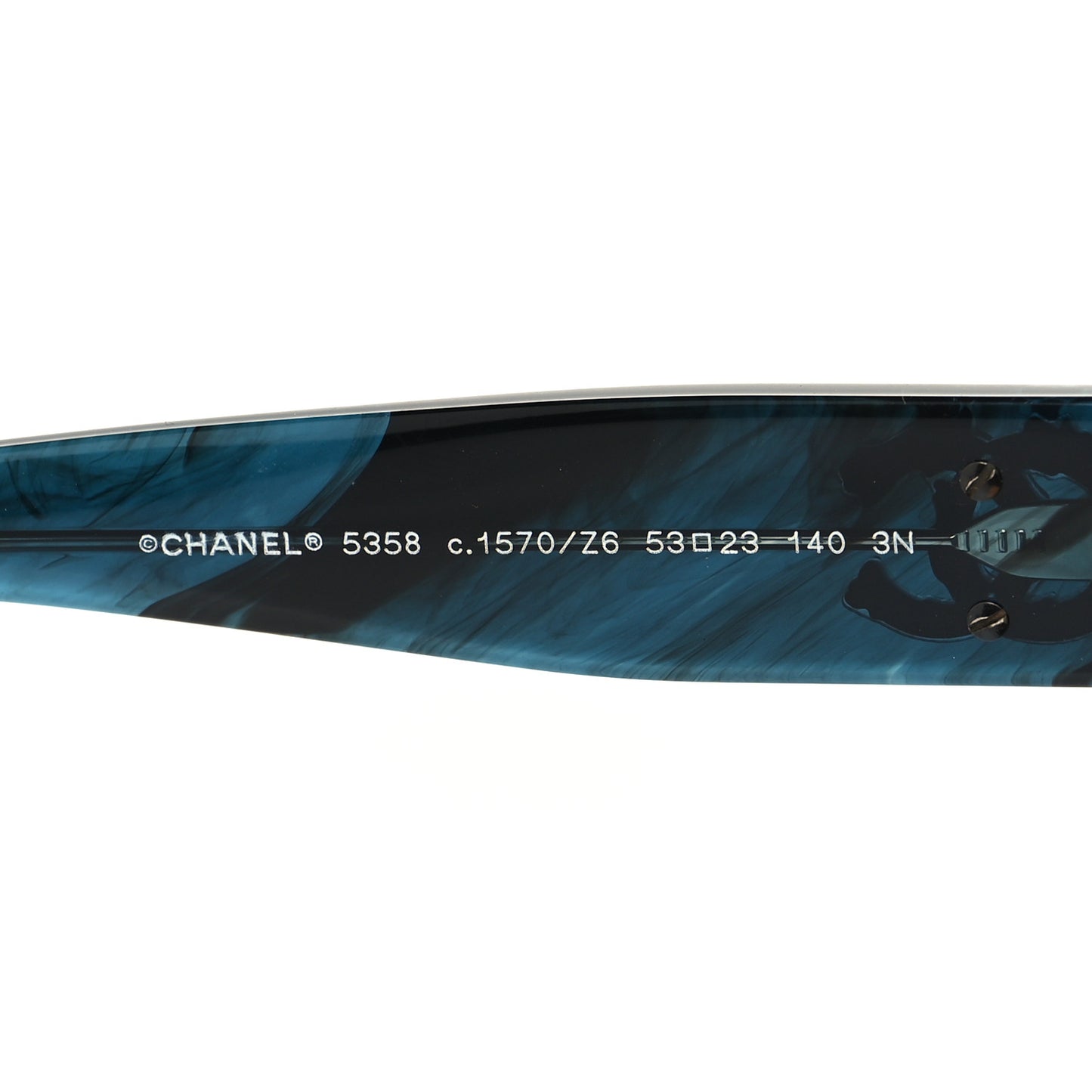 Acetate Butterfly Signature CC Sunglasses 5358 Dark Blue