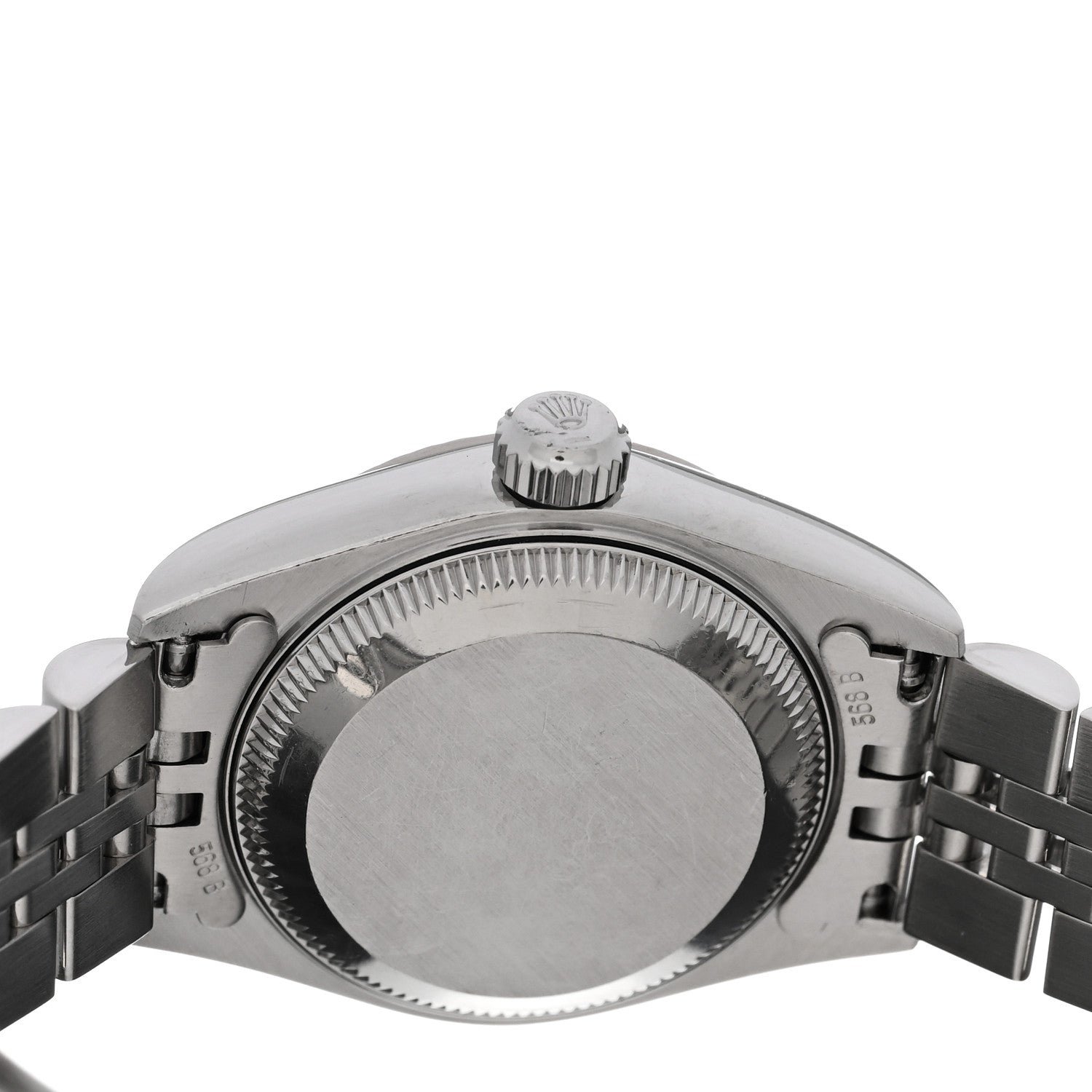 Rolex Stainless Steel 18K White Gold 26mm Oyster Perpetual Datejust Watch Pink Roman 69174 4 of 4