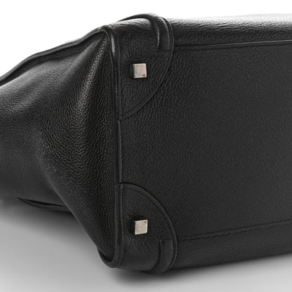 Celine Drummed Calfskin Mini Luggage Black 7 of 14