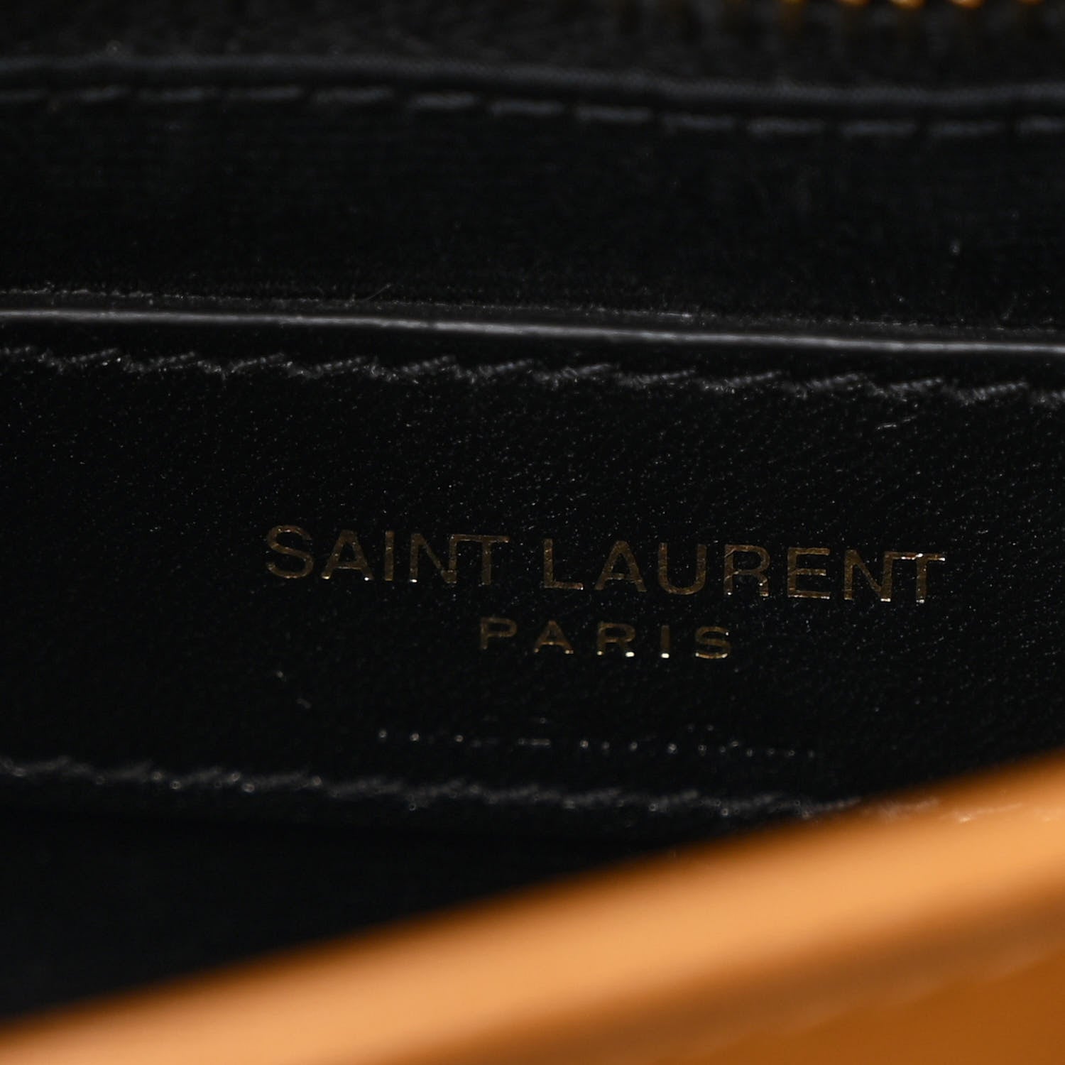 Saint Laurent Calfskin Y Quilted Monogram Toy Loulou Crossbody Bag Dark Natural 7 of 10