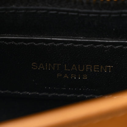 Saint Laurent Calfskin Y Quilted Monogram Toy Loulou Crossbody Bag Dark Natural 7 of 10