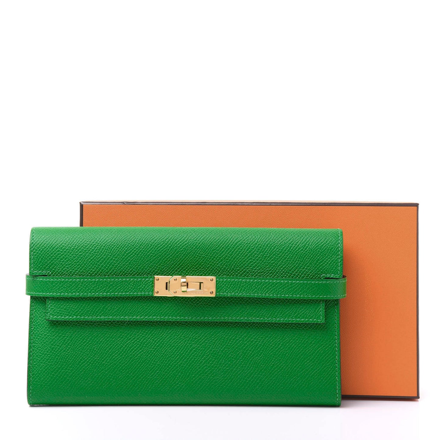 Epsom Kelly Longue Wallet Bambou