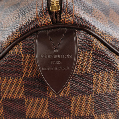 Louis Vuitton Damier Ebene Speedy 35 5 of 8