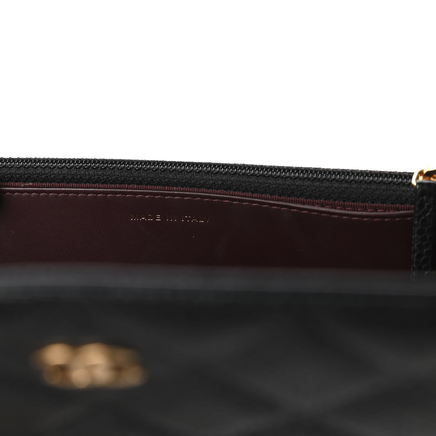 Chanel Caviar Quilted Wallet On Chain WOC Black 9 of 12
