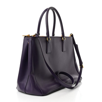 Prada Saffiano Medium Galleria Double Zip Tote Viola 3 of 9