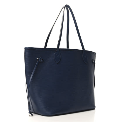 Louis Vuitton Epi Neverfull MM Indigo 4 of 10