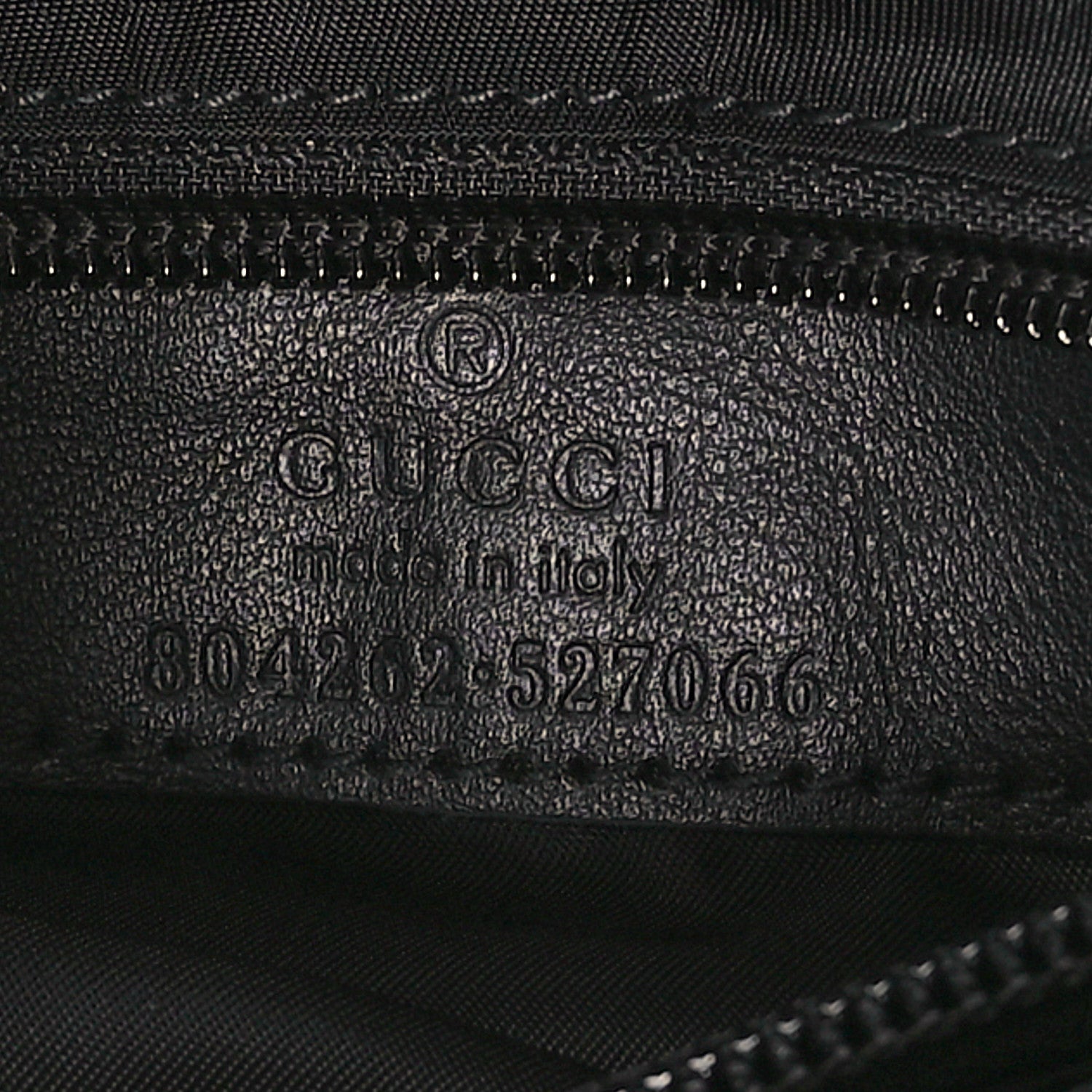 Gucci Nylon Large Logo Belt Bag Black 6 of 9
