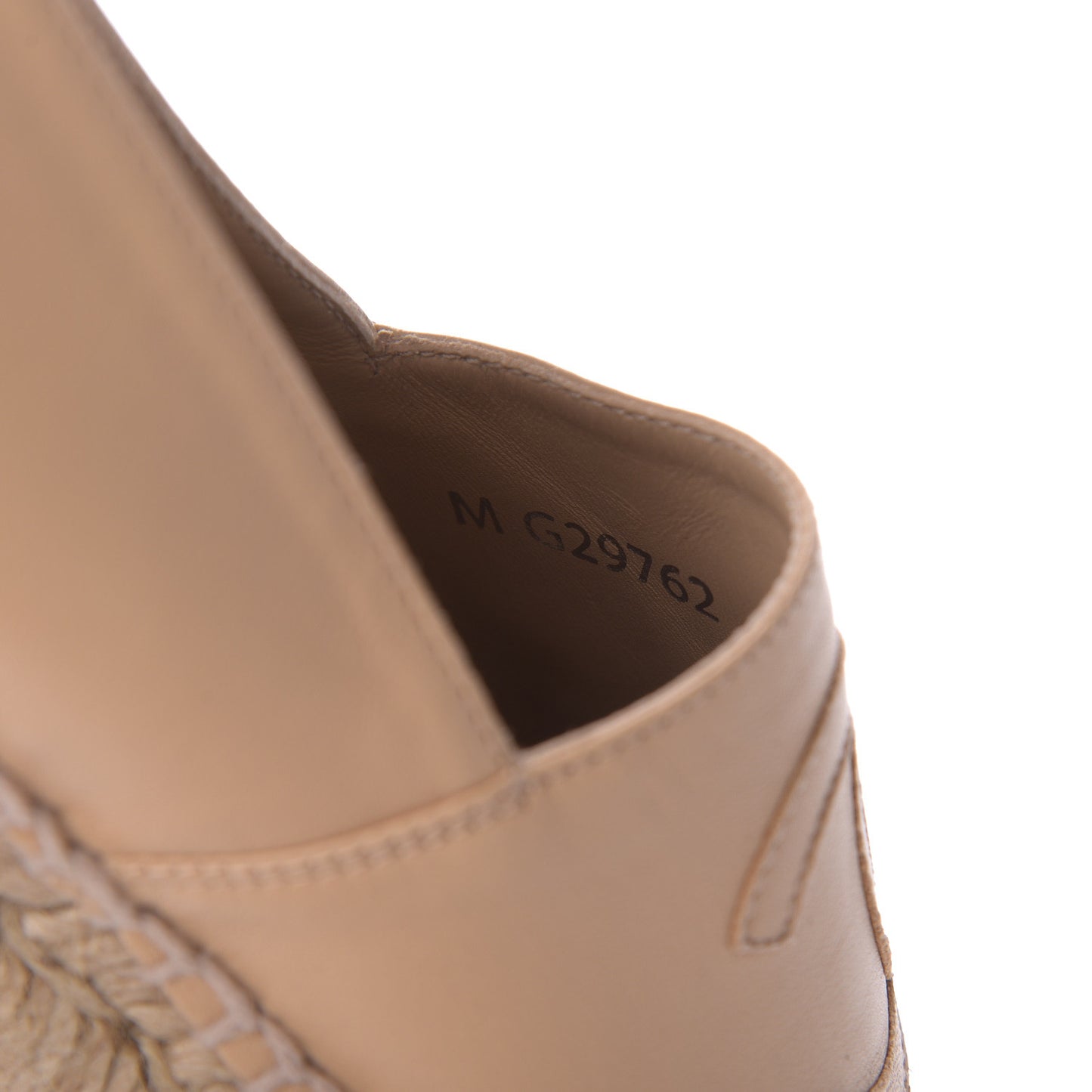 Lambskin CC Espadrilles 35 Beige Black