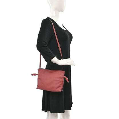 Loewe Calfskin Mini Flamenco Knot Clutch Pink 2 of 8