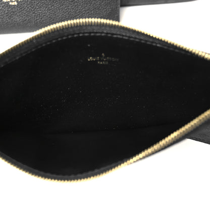 Louis Vuitton Empreinte Pochette Felicie Chain Wallet Black 10 of 15