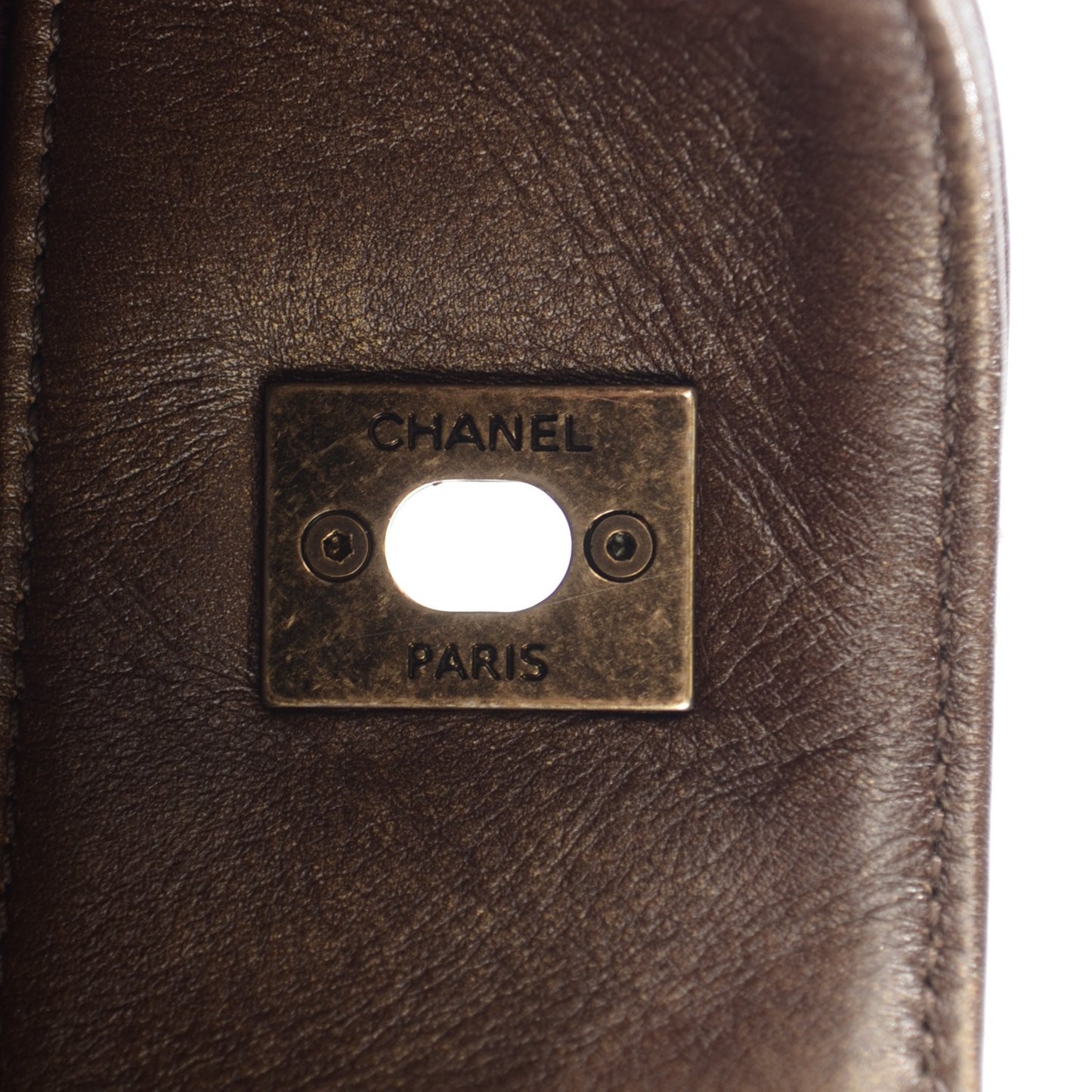 Calfskin Quilted Into The Fringe Hobo Brown