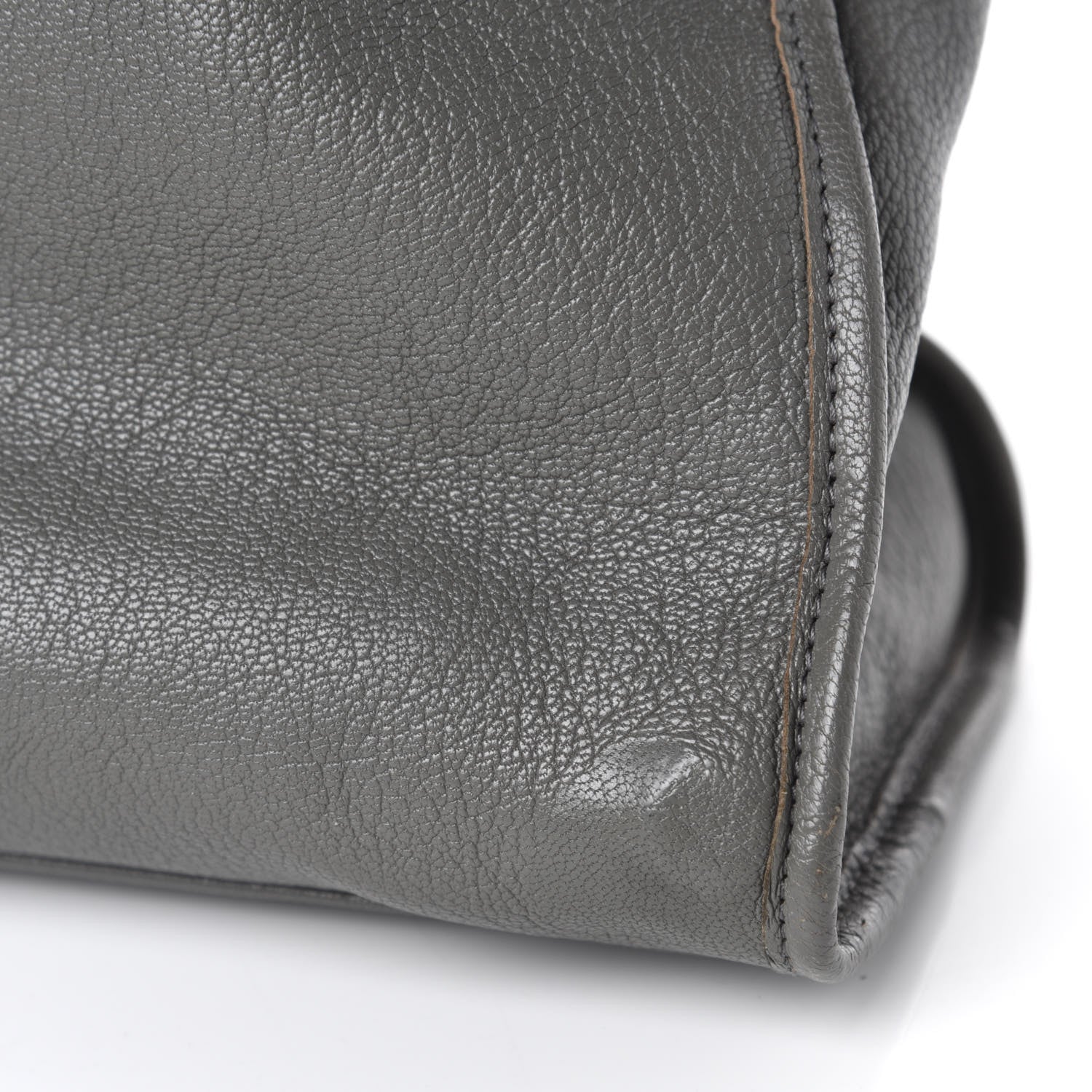 Balenciaga Chevre Gold Metallic Edge Hardware City Gris Acier 12 of 15