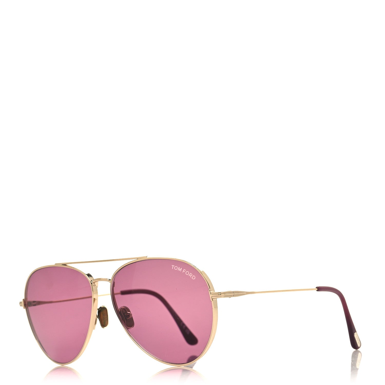 Tom Ford Metal Dashel-02 Sunglasses TF996 Shiny Pale Gold 1 of 8