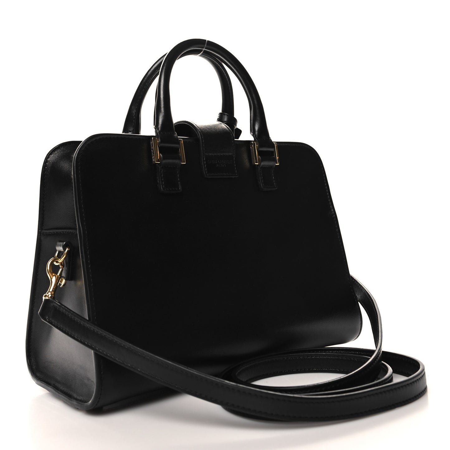 Calfskin Monogram Baby Cabas Black