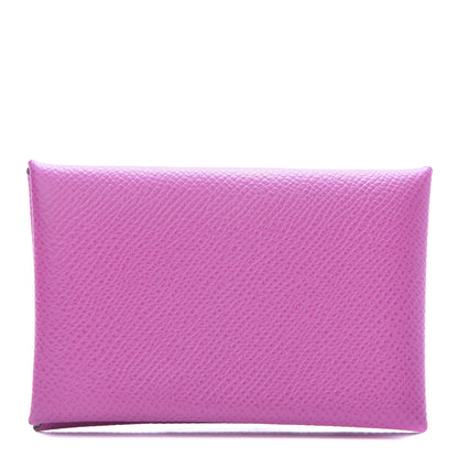Hermes Epsom Calvi Card Case Magnolia 1 of 8