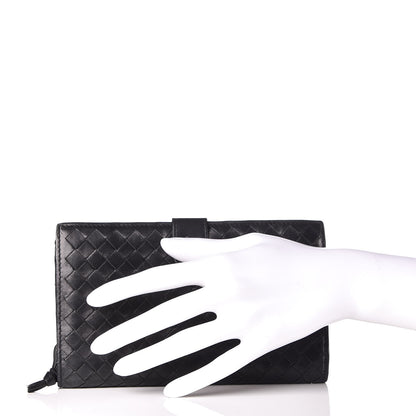 Bottega Veneta Nappa Intrecciato Continental Wallet Black 2 of 15