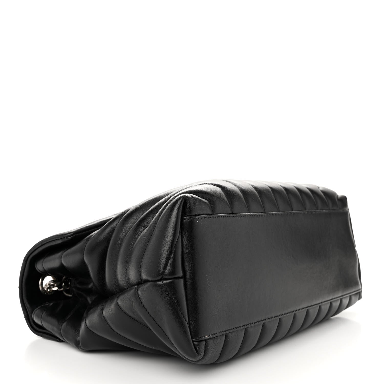 Saint Laurent Calfskin Y Quilted Monogram Medium Loulou Chain Satchel Black 4 of 12