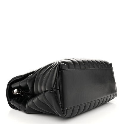 Saint Laurent Calfskin Y Quilted Monogram Medium Loulou Chain Satchel Black 4 of 12